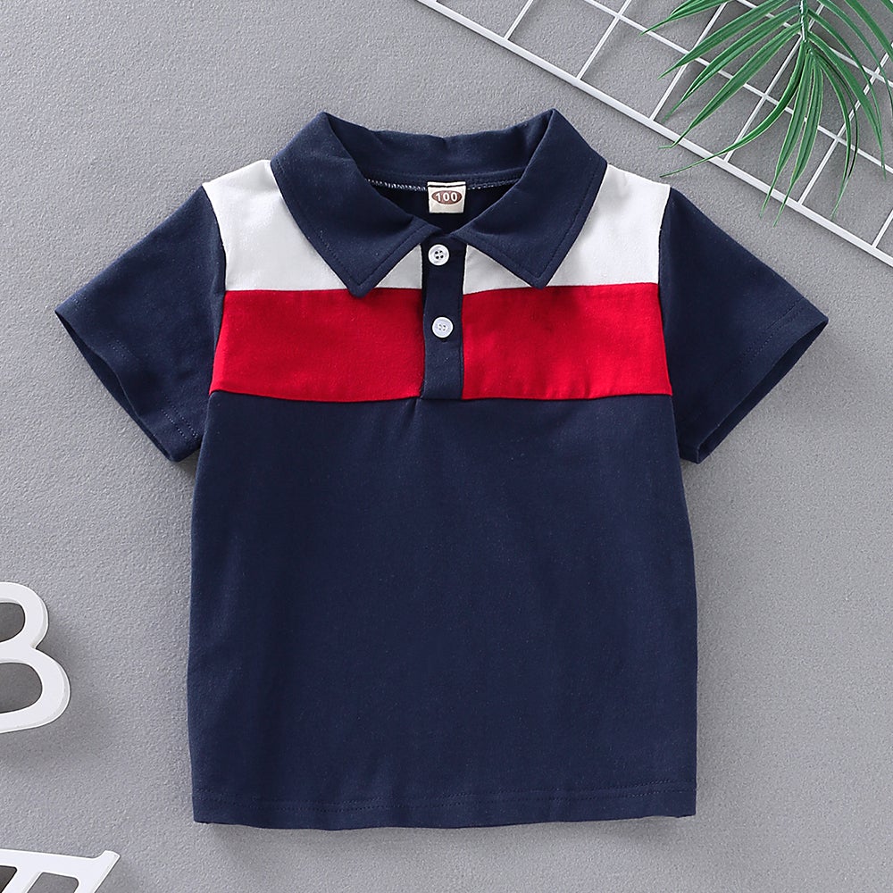Red White & Blue Polo Shirt